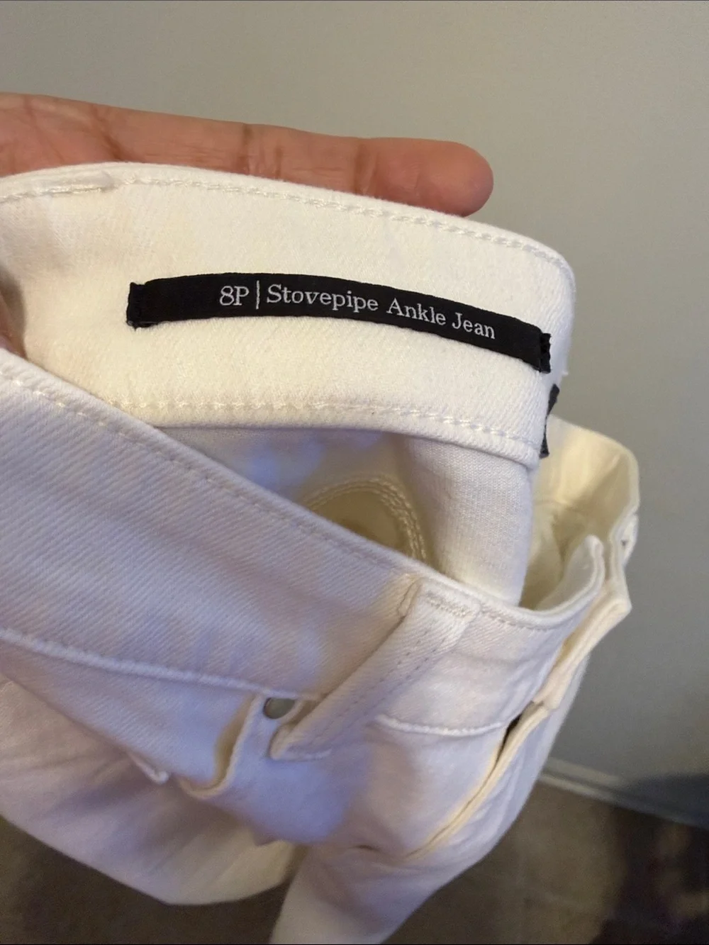 Talbots White Straight-Leg Jeans